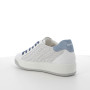 White-sky blue woman's leather sneaker White-sky blue woman's leather sneaker