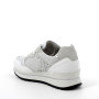White-silver  woman's sneaker White-silver  woman's sneaker