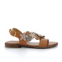 Tan woman's leather sandal Tan woman's leather sandal