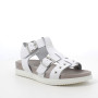 Sandale femme en cuir     blanc Sandale femme en cuir     blanc