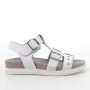 Sandale femme en cuir     blanc Sandale femme en cuir     blanc