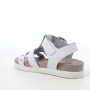 Sandale femme en cuir     blanc Sandale femme en cuir     blanc
