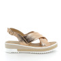Powder pink woman's wedge sandal Powder pink woman's wedge sandal