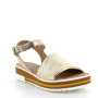 Platinum woman's wedge sandal Platinum woman's wedge sandal