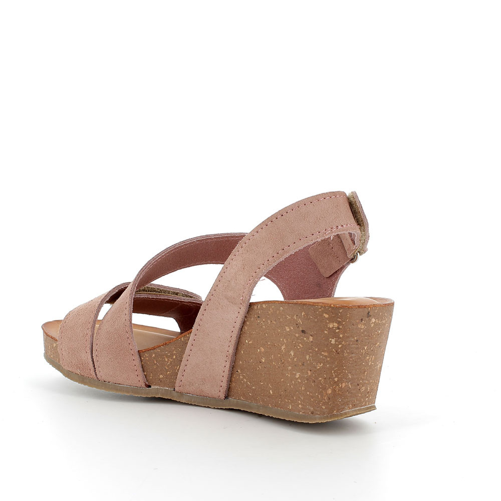 Sandali zeppa rosa cipria on sale