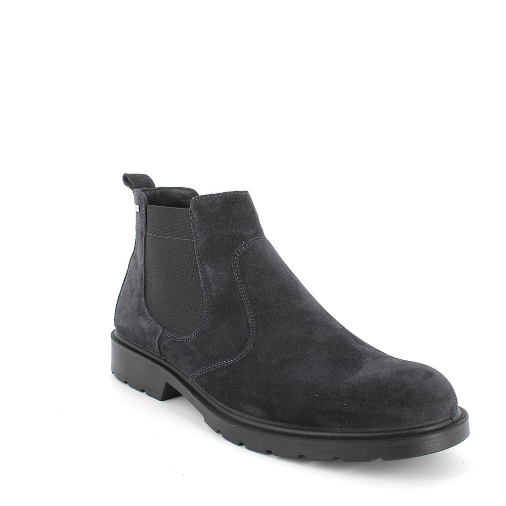 Stivaletti uomo pelle best sale blu