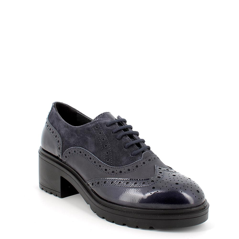 Scarpe stringate clearance donna blu