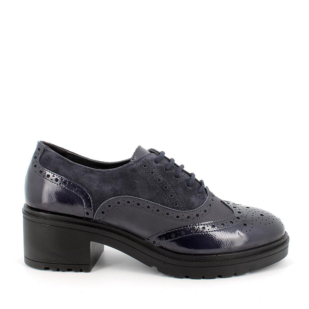 Scarpe stringate clearance donna blu