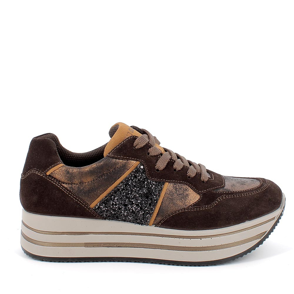 Scarpe zeppa marroni hotsell