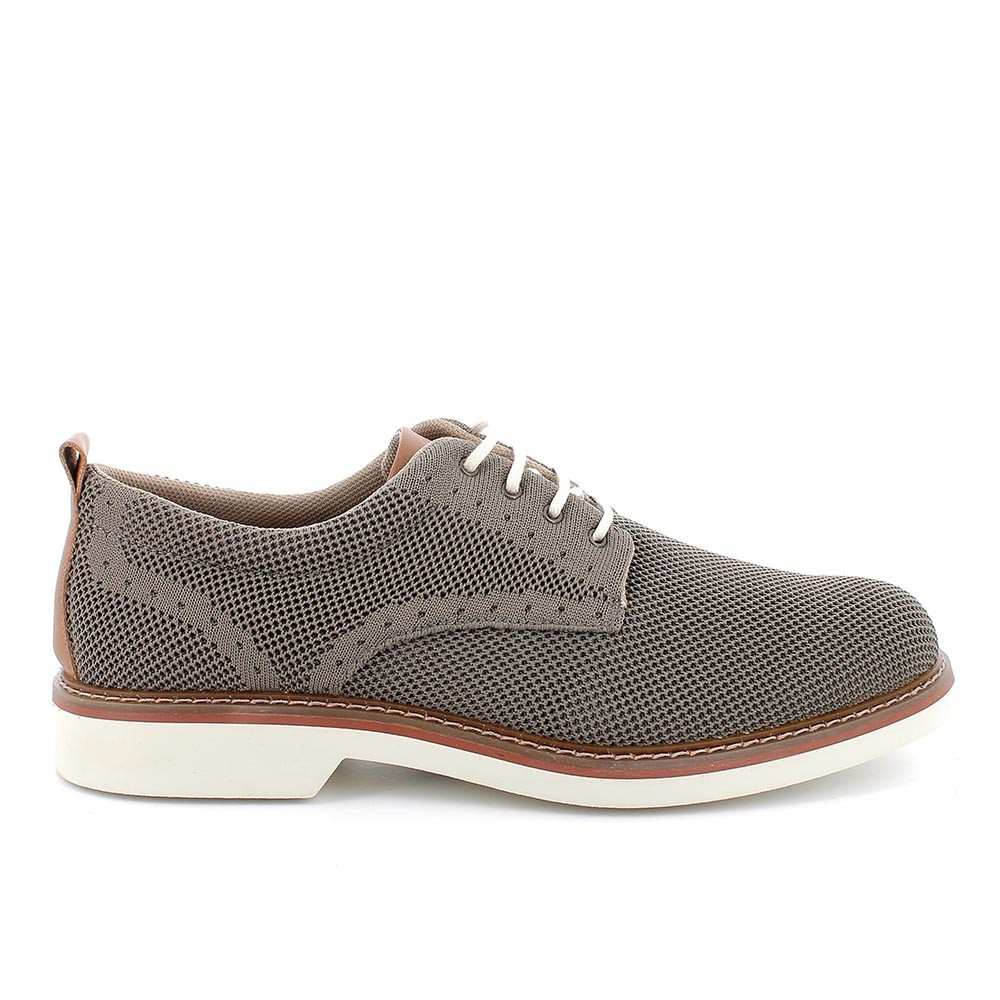 Zapato de cordones de caballero taupe