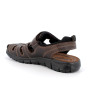 Sandal in leather for man   dark brown Sandal in leather for man   dark brown