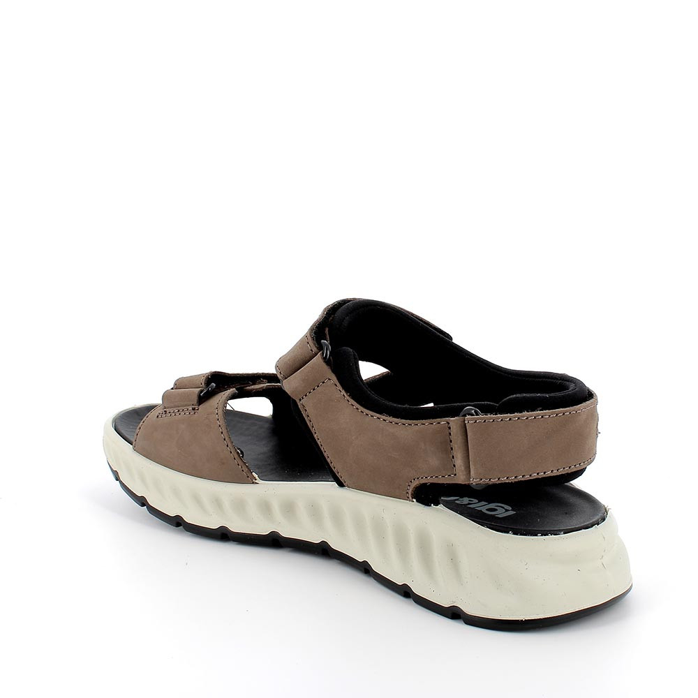 Sandal in leather for man safari