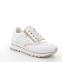 Sneaker in pelle da donna bianco Sneaker in pelle da donna bianco