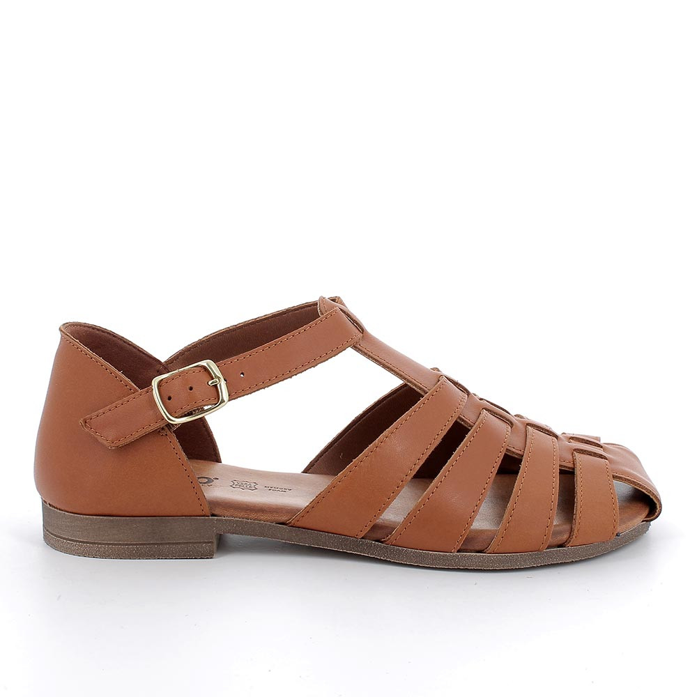 T bar sandals closed toe top