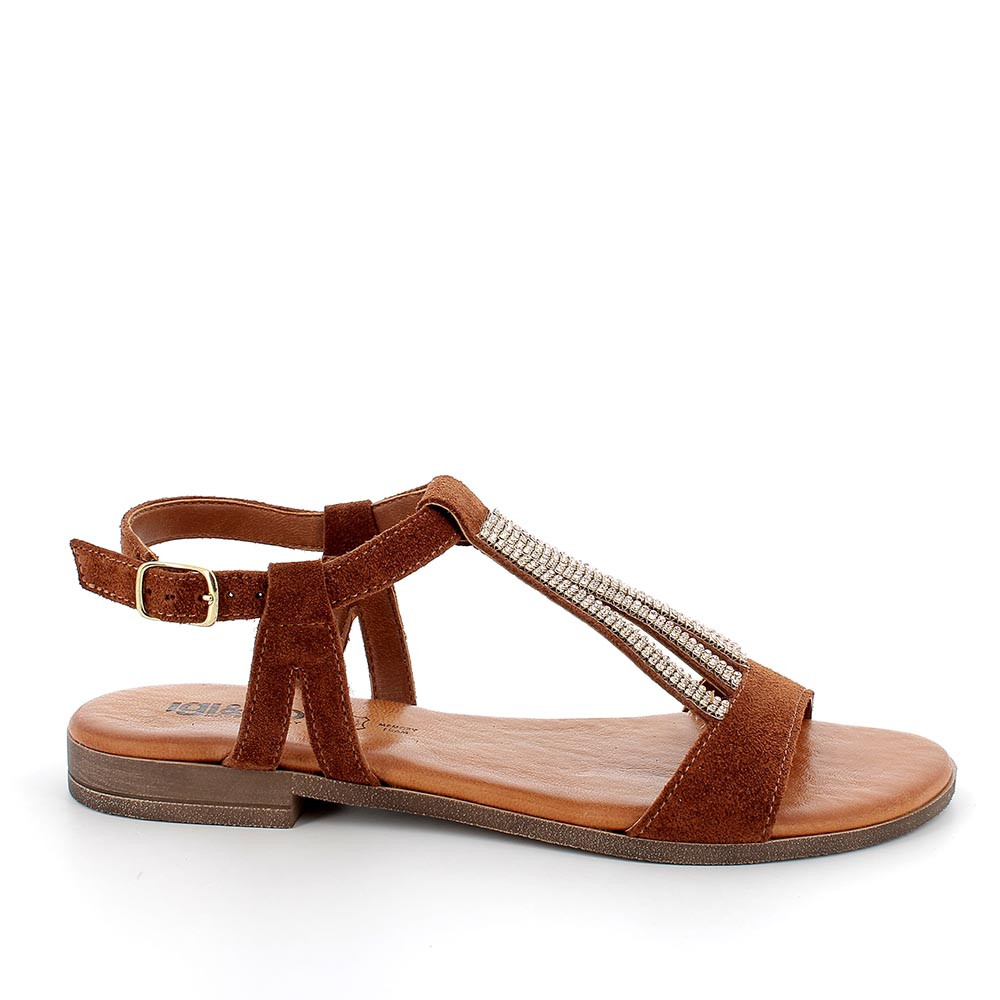 Scarpe Nere Sandali Bassi Taglia 42 ANDRES MACHADO SANDALI DONNA