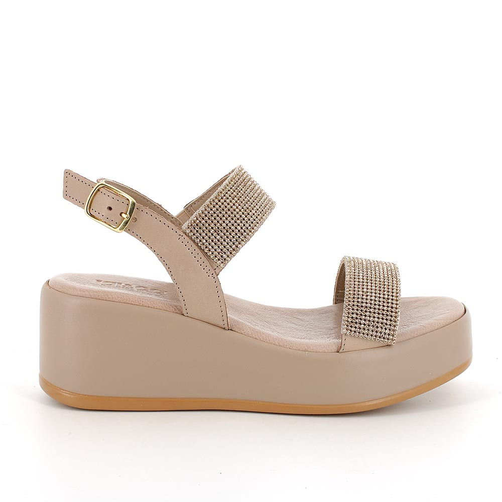 Sandali sale con zeppa