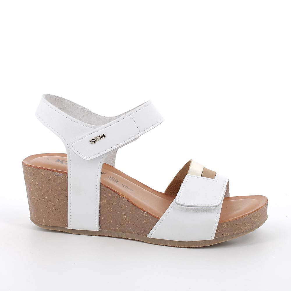 Sandali con zeppa unica top