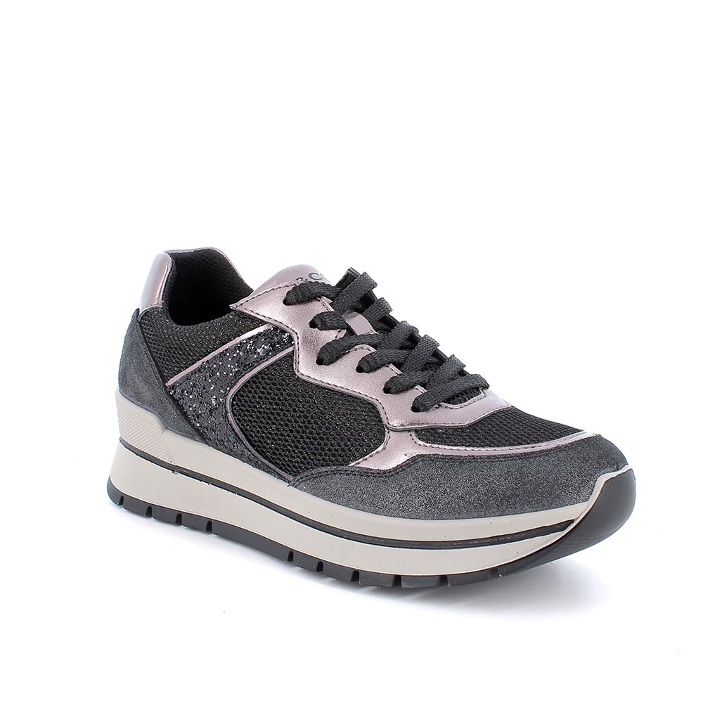 Sneakers da donna nero glitter