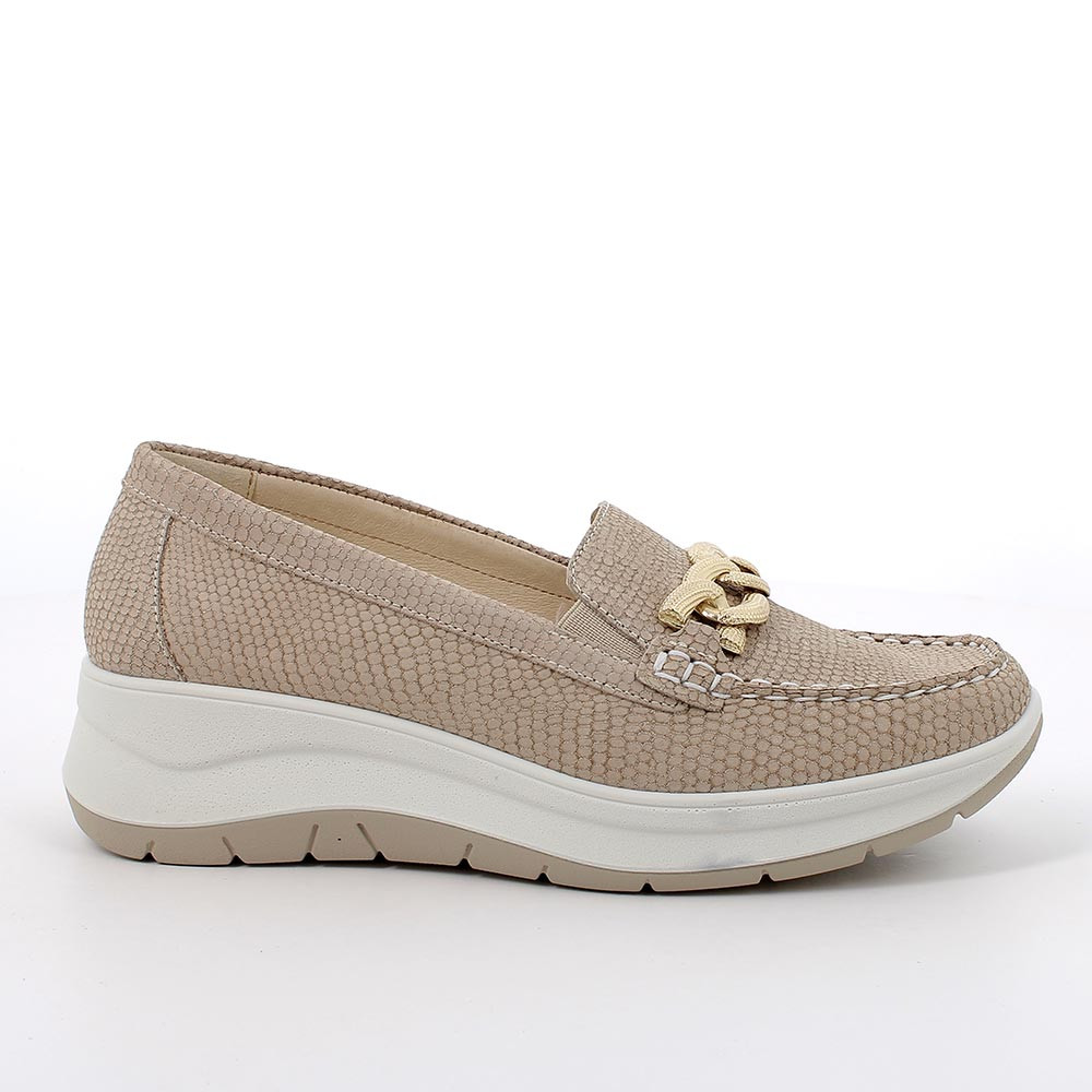 Mocassino con zeppa cheap