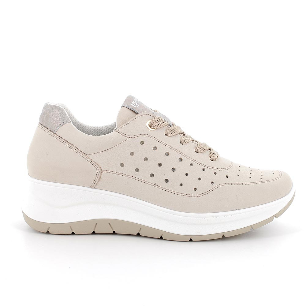 Scarpe in pelle con zeppa store