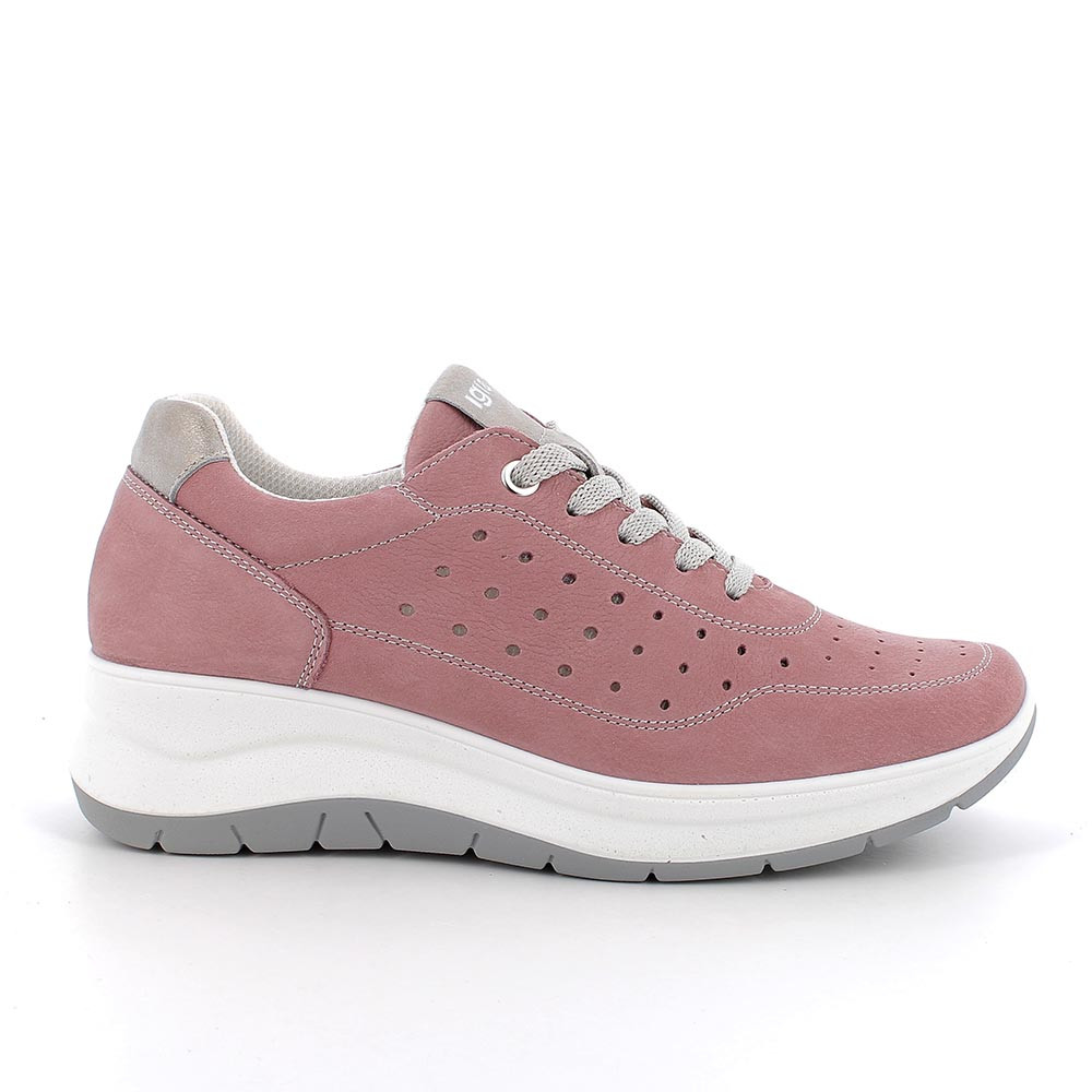 Scarpe rosa con zeppa top