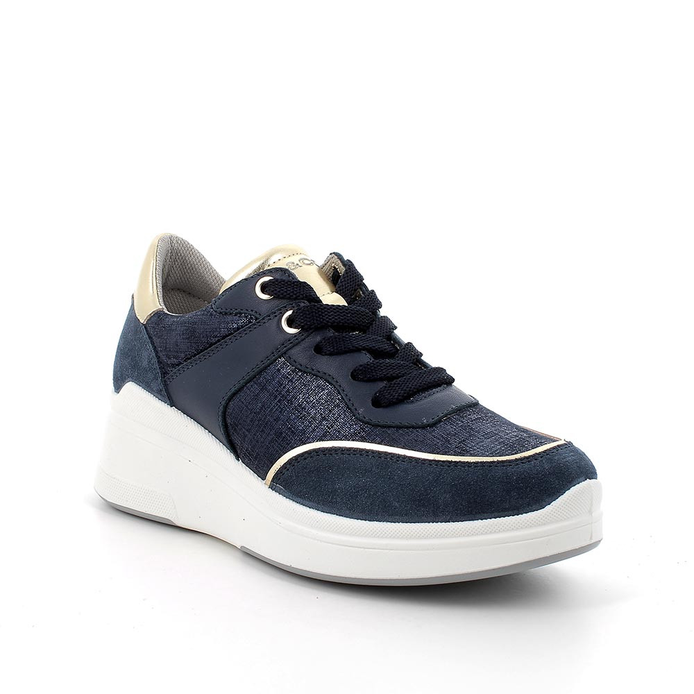 Scarpe di jeans con zeppa top