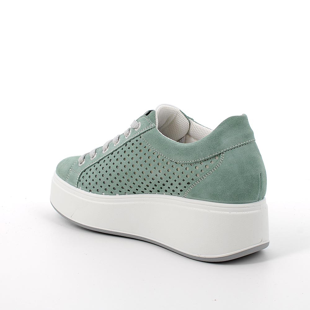 スニーカー FORMEL CAMELE Anne Archive Sneakers Green 5cm (FKF1F1SW223K2 sneakers with wedge in leather woman green mint