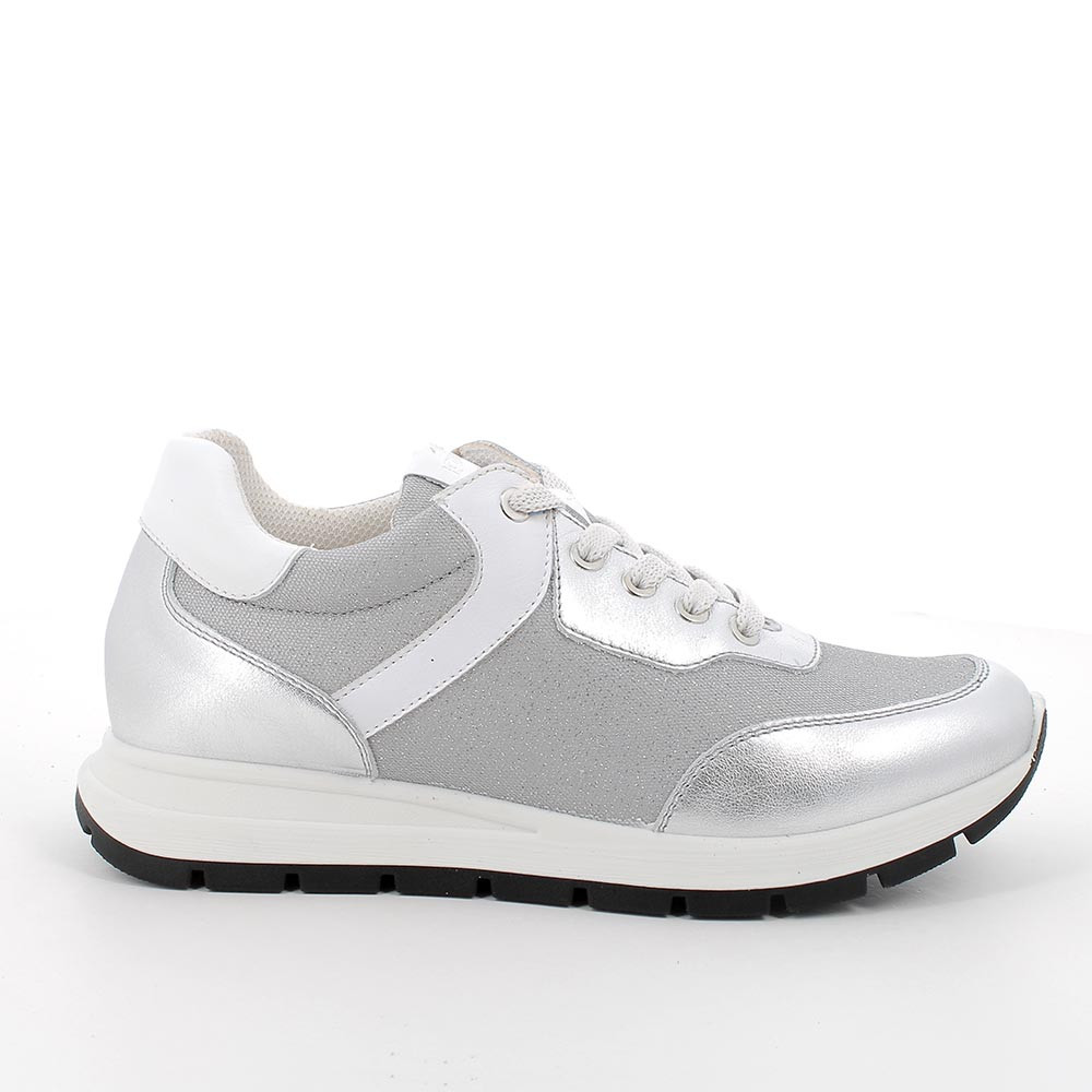 Sneakers da donna argento