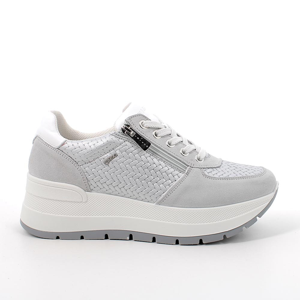Wedge grey sneakers best sale