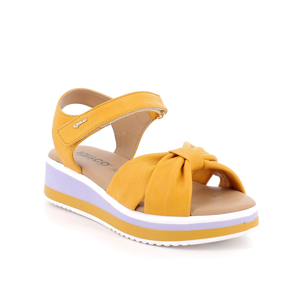 Sandali zeppa gialli new arrivals
