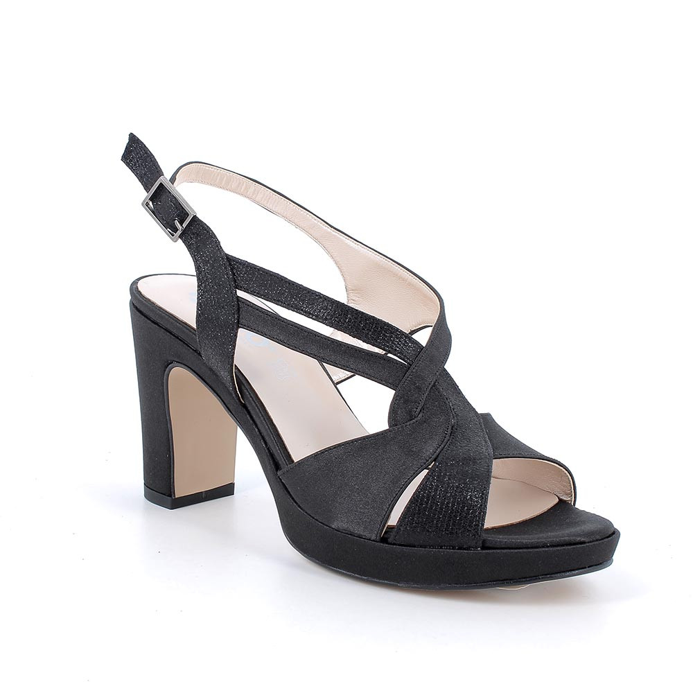 Sandali Con Tacco E Plateau Essentials Donna - Tacco 8.9 Cm, Plateau 2.5 Cm, In Pelle Scamosciata Sintetica - Foto 5