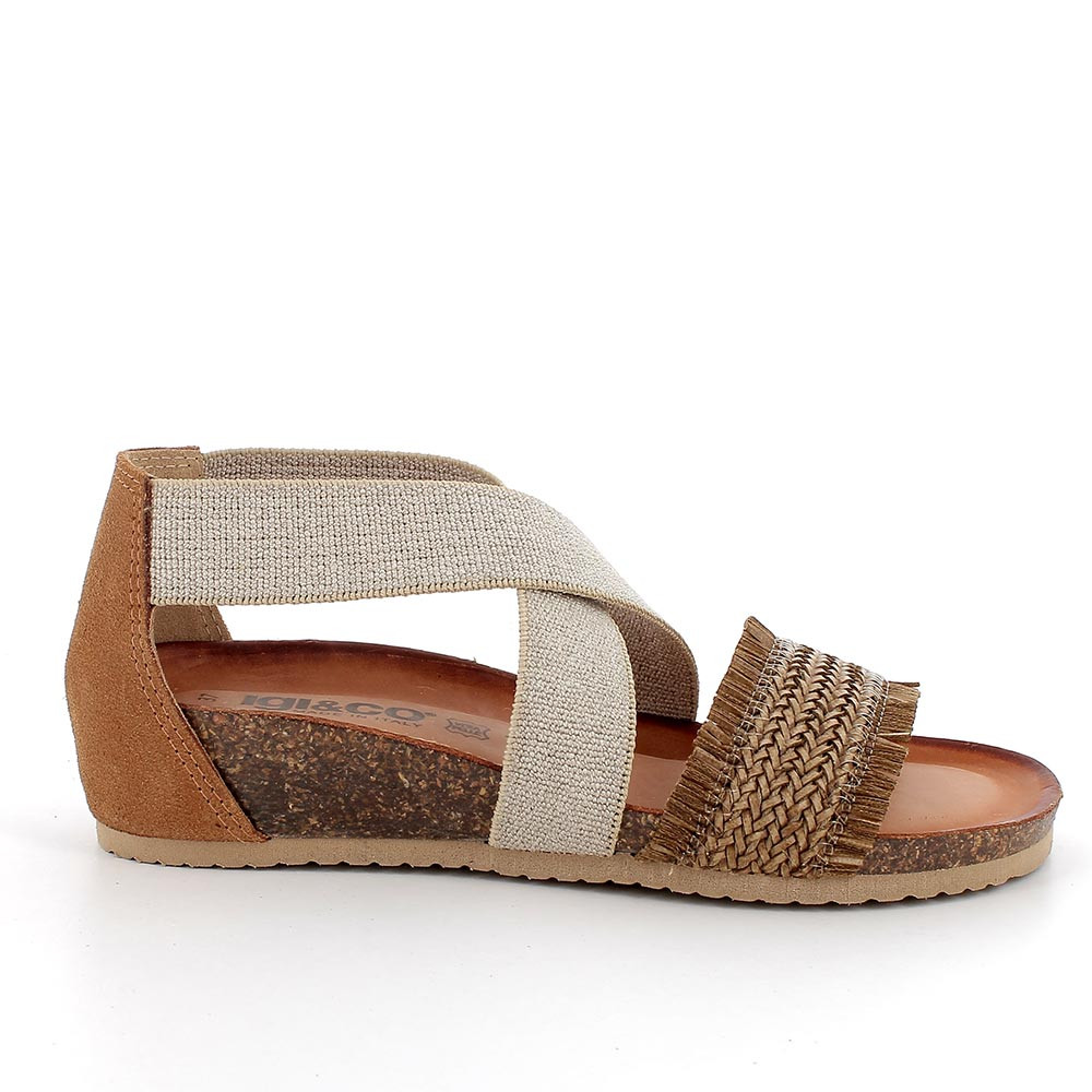 Sandali in pelle da donna rame