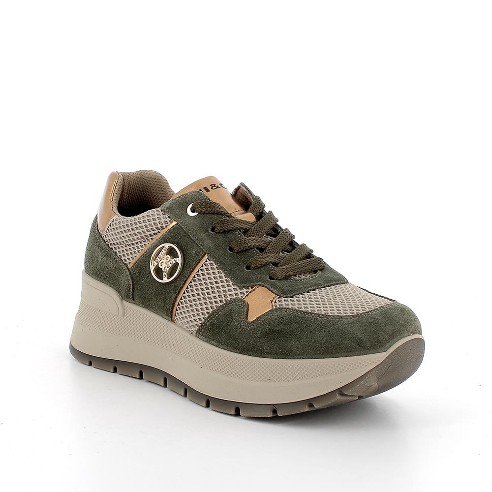 ◆GO-CCE◆WOMEN SNEAKERS◆IVORY◆ SNEAKERS WITH WEDGE
