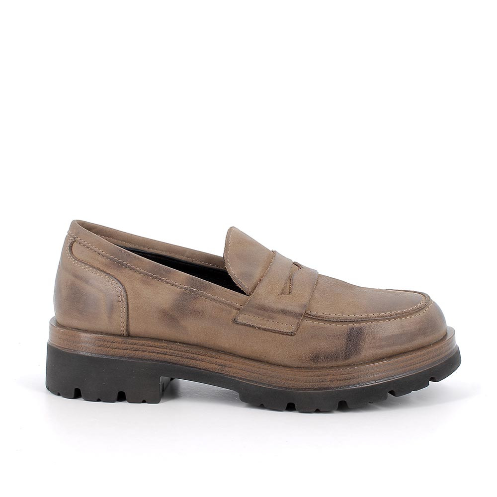 MOCASSINI CON TACCO DONNA