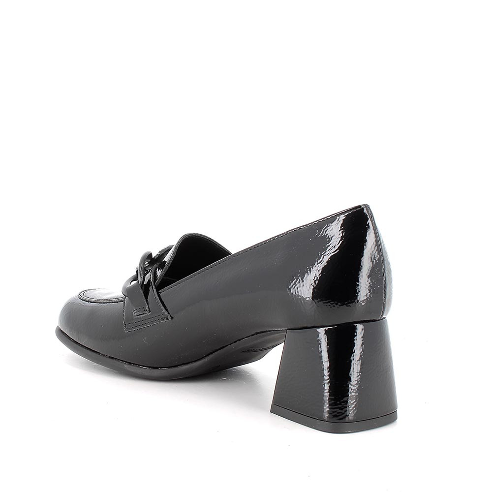 Mocasines Tacon Mujer Mocasines Queen Helena Con Tacón 6cm Piel