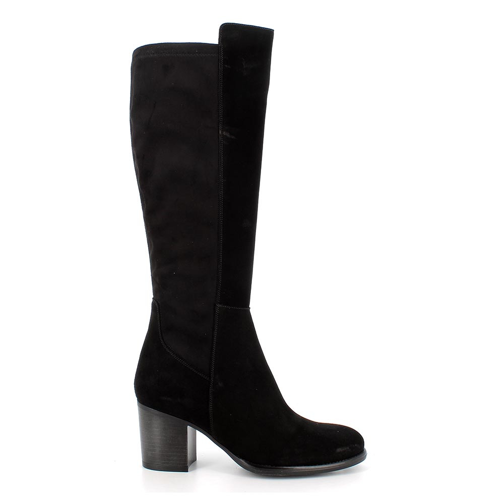 Stivali con tacco da donna nero