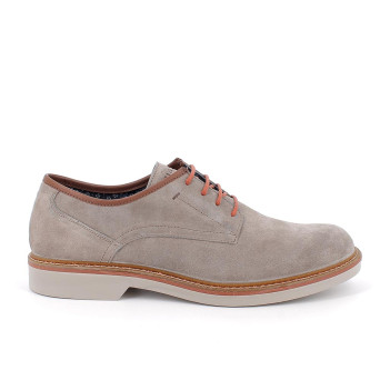 Lace-up shoes for men grey and beige with laces Lace-up shoes for men grey and beige with laces