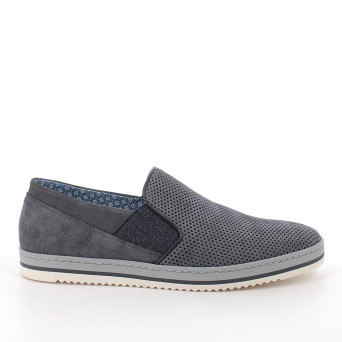 Slip on shoes for men blue with elastic Slip on shoes for men blue with elastic