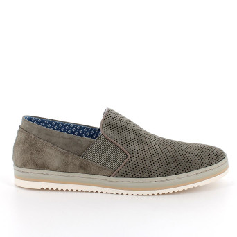 Slip on shoes for men green with elastic Slip on shoes for men green with elastic