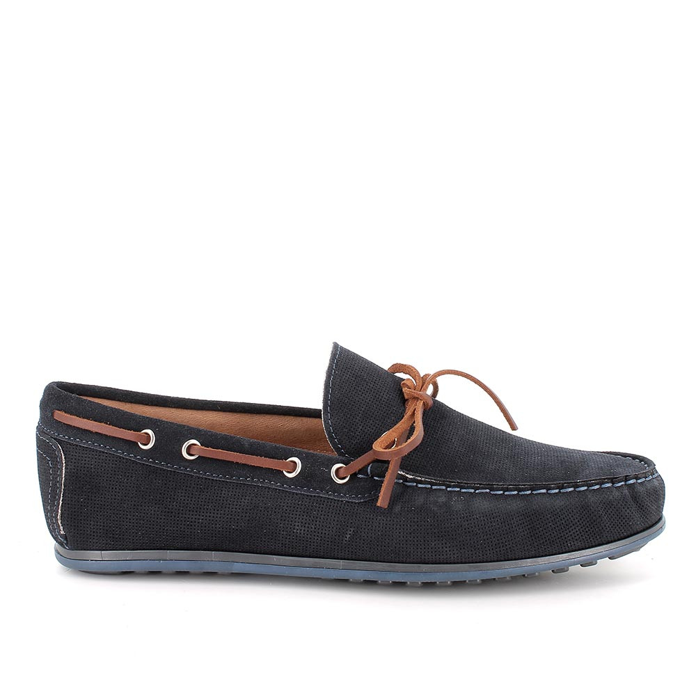 Mocassini da uomo blu, Taglia 45 - IgieCo