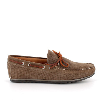 Mocassin pour homme brun et vert  Mocassin pour homme brun et vert