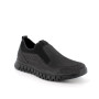 Slip on para hombre negro con elástico Slip on para hombre negro con elástico