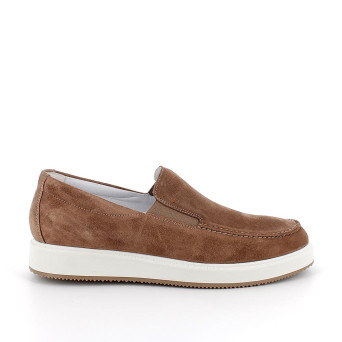 Mocassins for men brown with elastic Mocassins for men brown with elastic