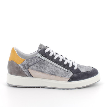 Sneakers for men sky blue and grey with zip Sneakers for men sky blue and grey with zip