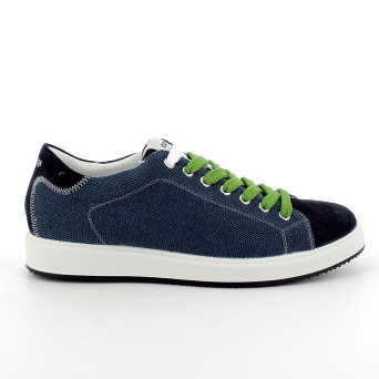 Sneaker pour homme bleu avec lacets Sneaker pour homme bleu avec lacets