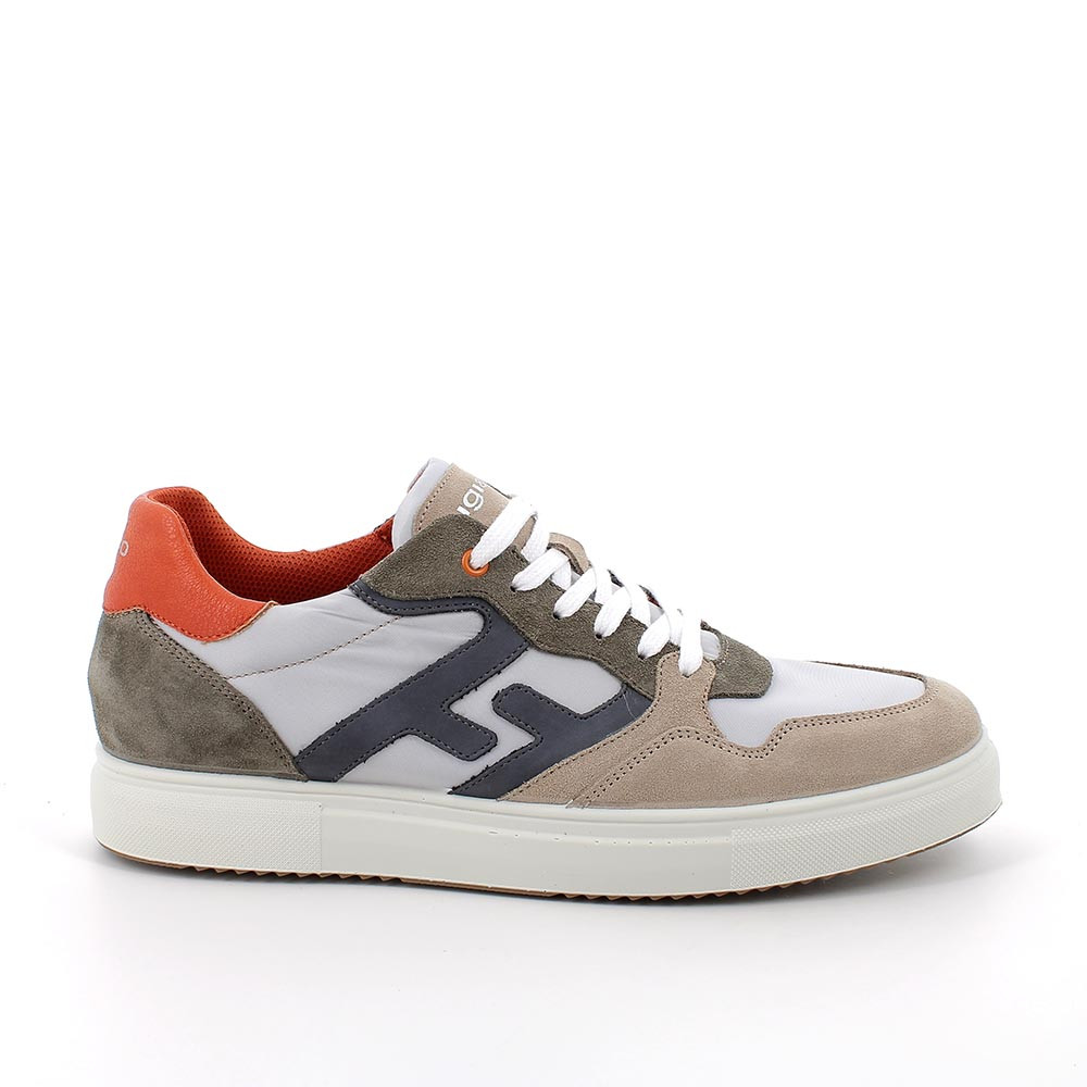 Sneakers da uomo beige-militare, Taglia 46 - IgieCo