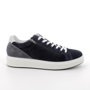 MANN SNEAKER BLAU MIT ZIP MANN SNEAKER BLAU MIT ZIP