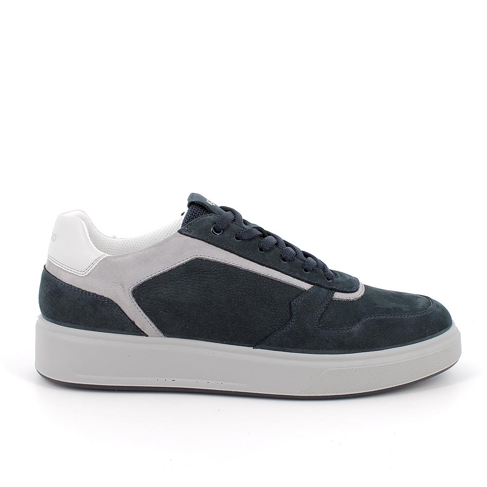 Sneakers da uomo blu con lacci, Taglia 40 - IgieCo