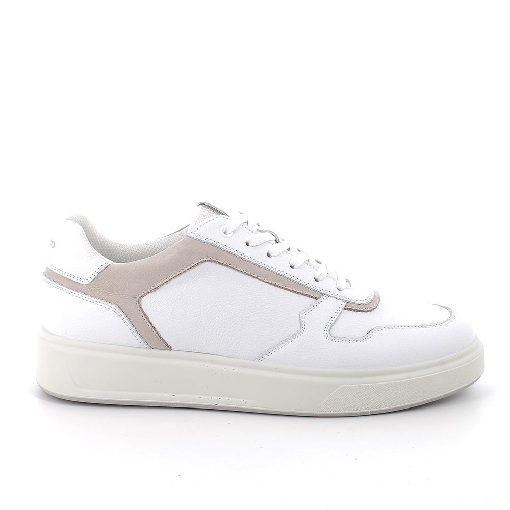 Sneakers da uomo bianco con lacci, Taglia 41 - IgieCo