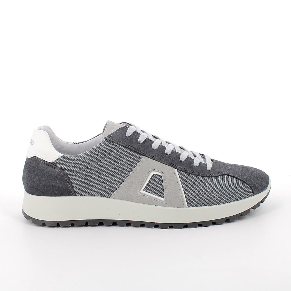 Sneakers da uomo blu e grigio con lacci, Taglia 39 - IgieCo
